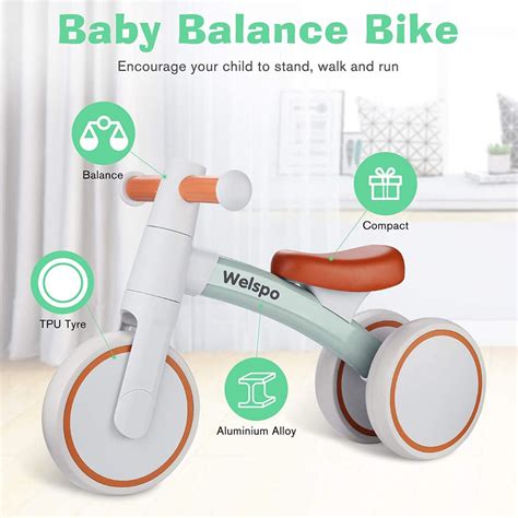 Welspo Kids Balance Bikes For 1 Year Old Boys Girls 12 36 Months Cute