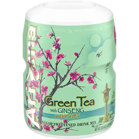 Arizona Green Tea With Ginseng And Honey Sugar Sweetened Powdered Drink