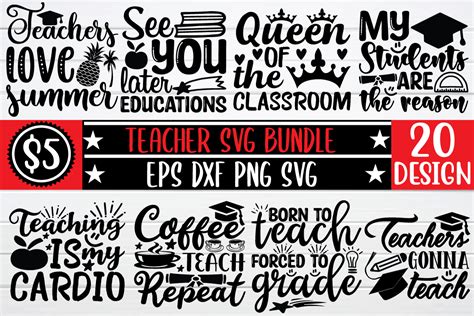 Teacher Svg Bundle Bundle · Creative Fabrica