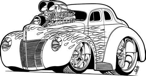 Color these cars coloring pages, and your child will enter into a new automotive world. Muscle car coloring pages to download and print for free
