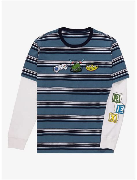 Small Item Disney Toy Story Icons Layered Long Sleeve T Shirt