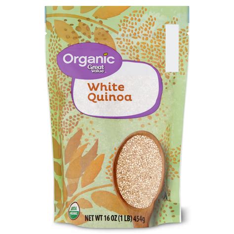 Great Value Organic White Quinoa 16 Oz Walmart Com
