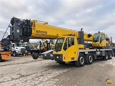 2012 Grove Tms880e 80 Ton Hydraulic Truck Crane For Sale Hoists