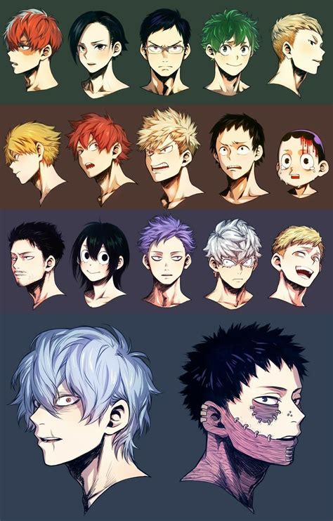 My Hero Academia Characters Designs Villains Heroes My Hero