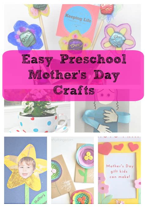 Check out this amazing collection of art projects for preschoolers! Mother's Day Crafts Gift Ideas - Great for Preschool/Little Kids!