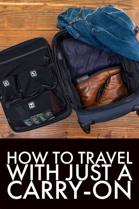 Travel Tips How To Travel With Just A Carry Onand A Personal Bag