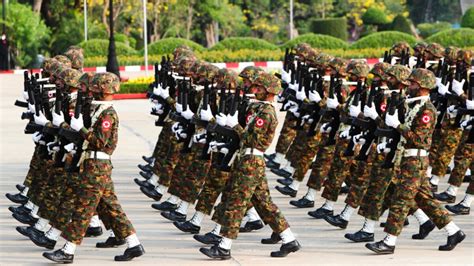 Myanmar Army Says Will Annihilate Coup Opponents On Crackdown Anniversary