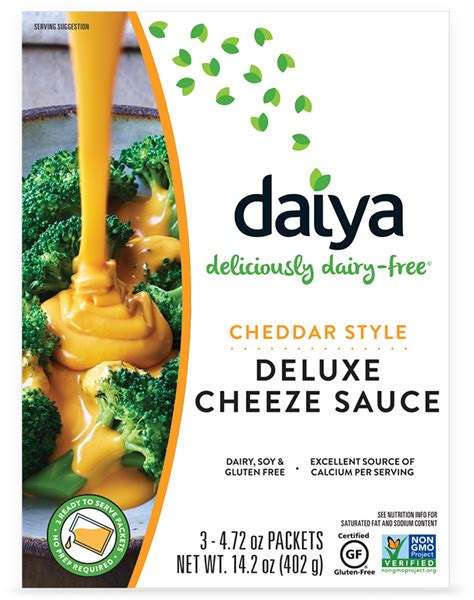 Plant Based Cheeze Sauce Daiya Foods Deliciously Dairy Free Dairy