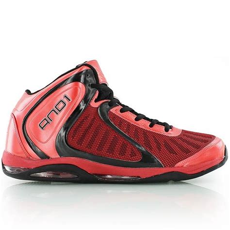 And1 Empire 20 Mid Redblack Bei And1 Basketball Shoes
