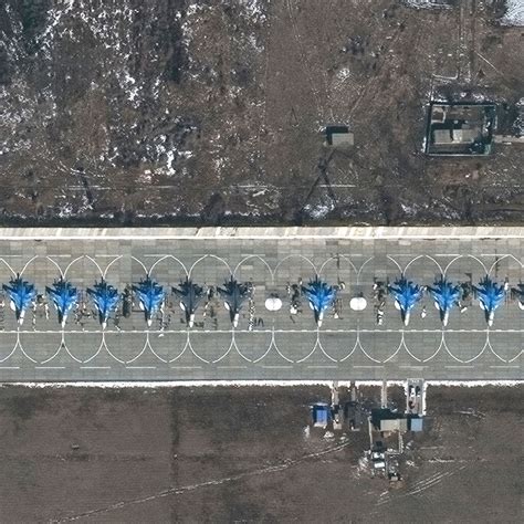 satellite images show russia s expanding ukraine buildup wsj