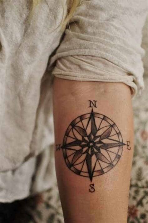 22 Fascinating Compass Tattoo Designs And Meanings Colorfusion