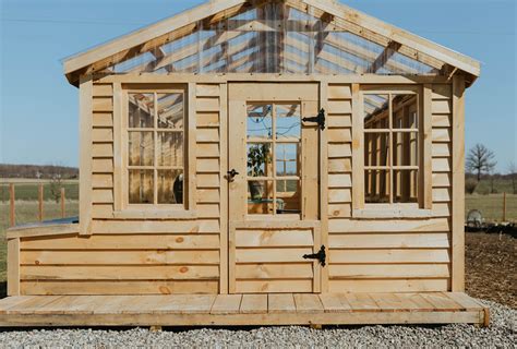 Amish Built Backyard Hobby Greenhouse Abigail Albers