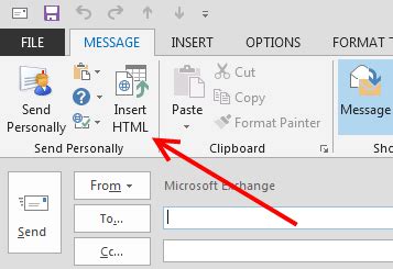 Email How To Insert Html Including Images In An E Mail In Outlook Vrogue Co