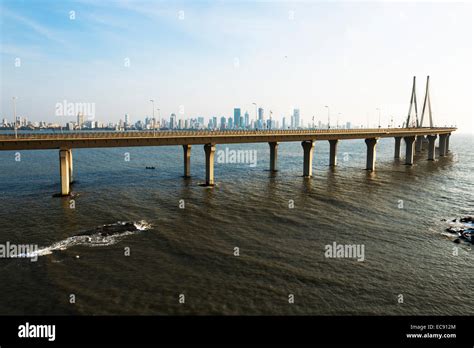 A View Of The Bandra Worli Sea Link Bridge Stock Photo Alamy