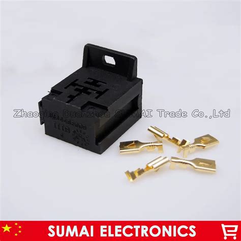 5 Pin 63mm Car Circuit Socket5pin Auto Relay Socket Holder Plug