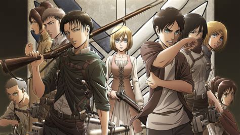 Wallpapers in ultra hd 4k 3840x2160, 1920x1080 high definition resolutions. Levi, Eren, Krista, Attack on Titan, Characters, 4K, #143 ...