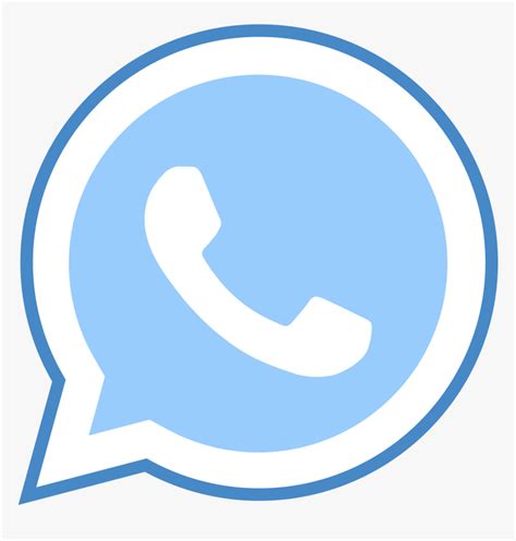 Whatsapp Logo Png Blue Png Download Whatsapp Logo Blue Png