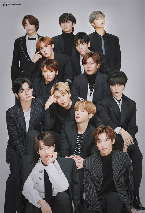 Descubre (¡y guarda!) tus propias imágenes y videos en we heart it. BTS, TXT, And Lee Hyun Pose Together In Big Hit ...