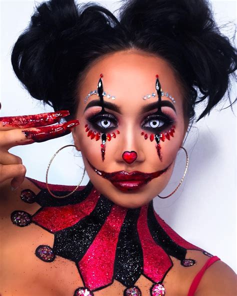 Pin By Cris Michelle On Halloweenie Halloween Makeup Pretty Scary Clown Makeup Amazing