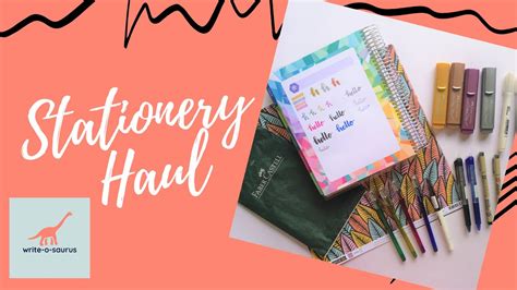 My Stationery Haul This Week Youtube