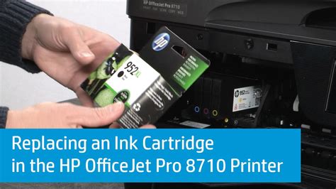 Hp officejet pro 8710 printer has been widely used. Replacing an Ink Cartridge in the HP OfficeJet Pro 8710 ...