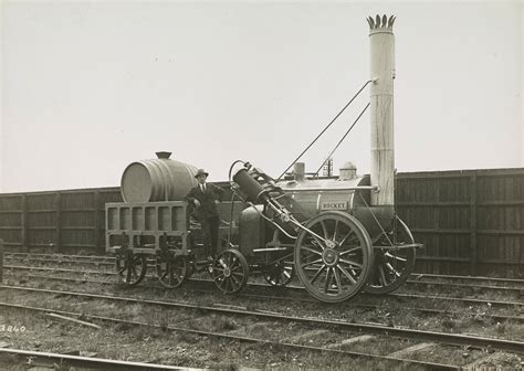 The First Steam Engine Stephensons Rocket C 1910 Rtrains