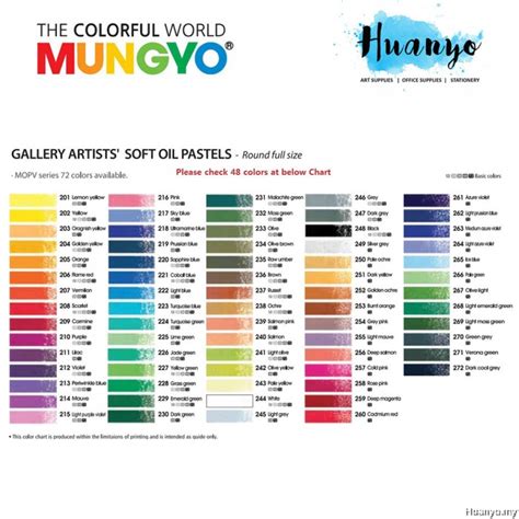 Mungyo Gallery Soft Oil Pastel Colour Pastels Color Set Of 12 24