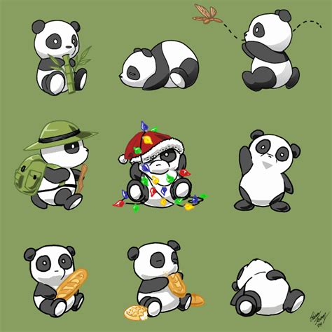 Pandas Cartoon Pandas Photo 28525548 Fanpop
