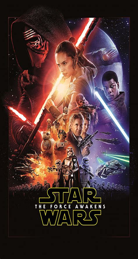Star Wars The Force Awakens Poster The Iphone Wallpapers