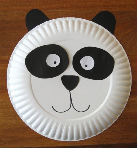 Panda Paper Plate Craft Cindy Derosier My Creative Life Paper Plate