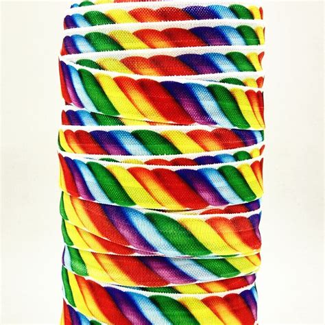 Qandn Ribbon Wholesaleoem 58inch 16mm 160927006 Colorful Printed Folded