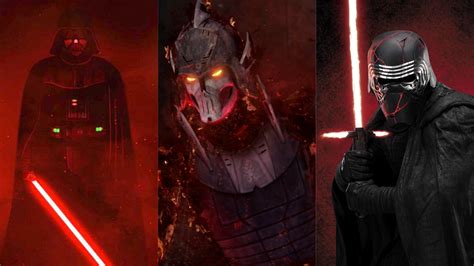 10 Most Powerful Sith Of All Time Ranked