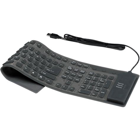 Targus Flexible Full Size Mobile Keyboard Black Akb13us Bandh