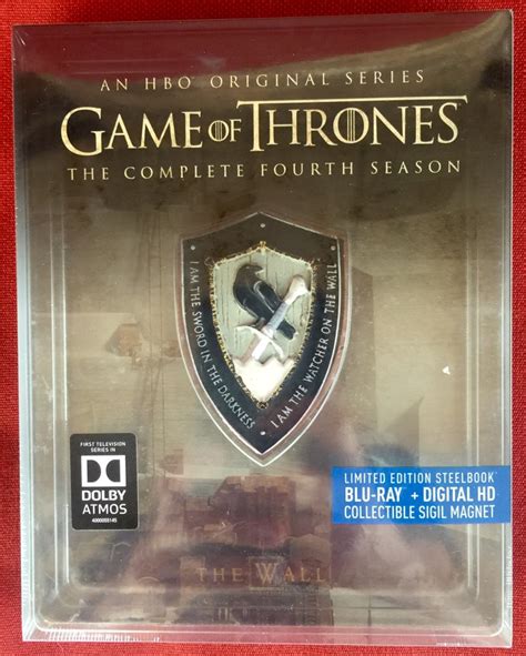 Game Of Thrones The Complete Fourth Season Steelbook Collectors Set