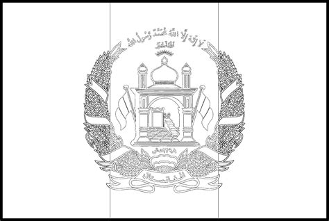 Afghanistan Flag Coloring Page Images And Photos Finder