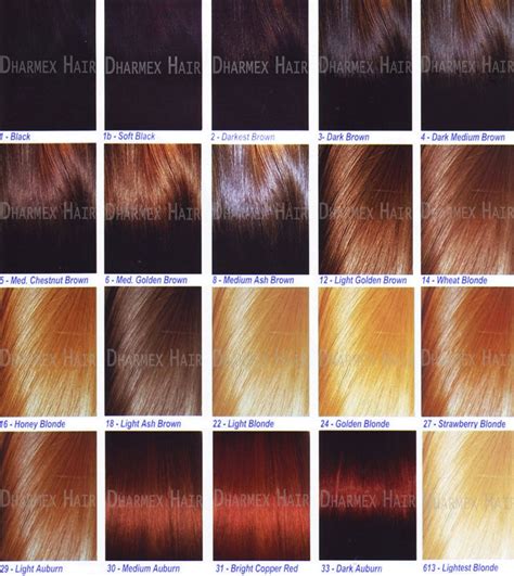 Hair Color Numbers Chart Sexiz Pix