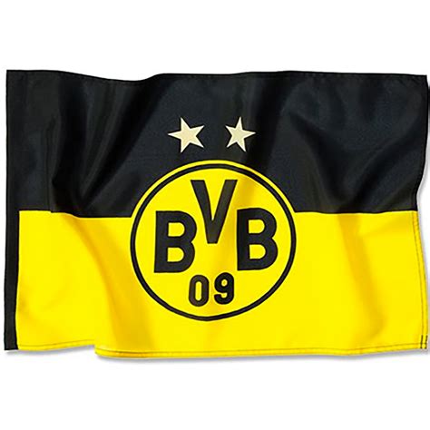 The borussia dortmund head of players department added that he was glad to see clubs realise that the path they were taking was the wrong one. BVB Borussia Dortmund Stockfahne BVB Logo Fahne 90 x 60 ...