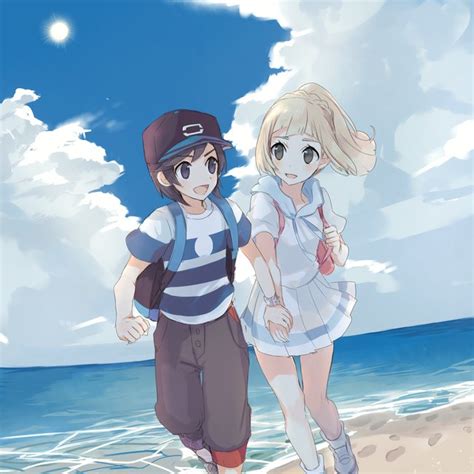 Lillie And Elio Pokemon And 2 More Drawn By Zphn02 Danbooru