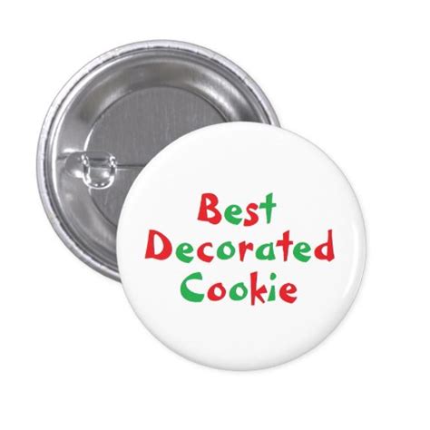 Best Decorated Cookie Award Pin Zazzle