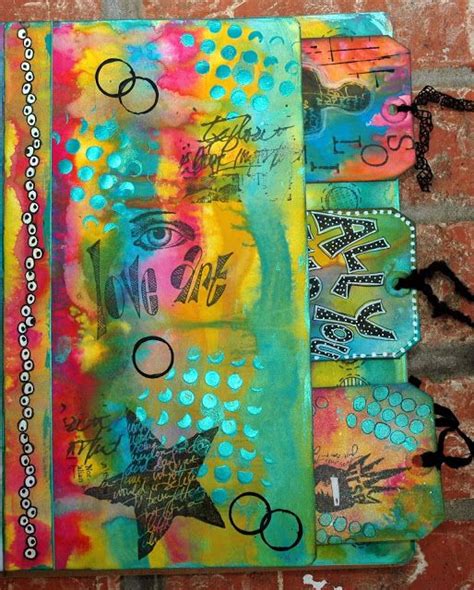 Creativity Is Contagious Color Love ~ Art Journal Pocket Page Art Journal Inspiration Art