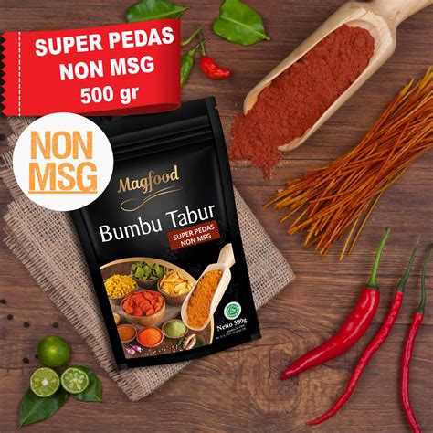 Siomay bisa disajikan dan ditambahi dengan bumbu kacang, saus pedas dan kecap. MAGFOOD BUMBU TABUR SUPER PEDAS NON MSG 500 GRAM | Magfood