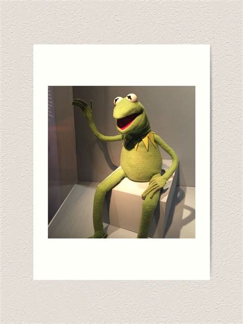 Hi Ho Kermit The Frog Here Art Print For Sale By Jenniferkate72