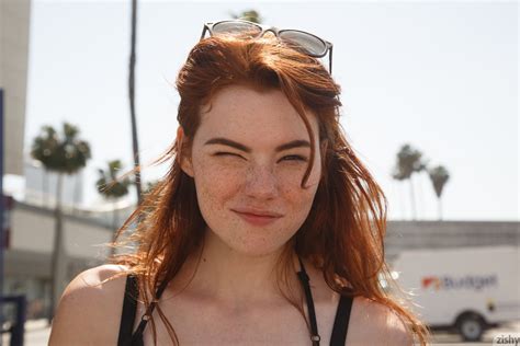 Wallpaper Sabrina Lynn Model Redhead Freckles Face Sunglasses