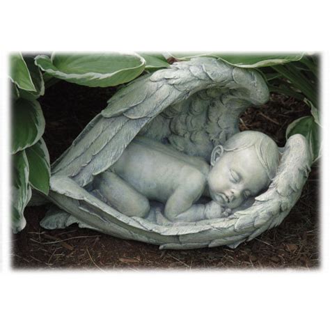 Baby Sleeping In Angel Wings Figurine St Patricks Guild