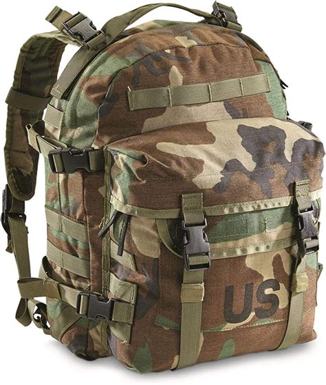 Sporting Goods Molle Ii Patrol Backpack Us Army Military Woodland 3