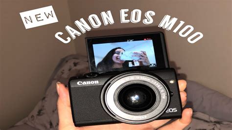 Canon Eos M100 Unboxing New Vlog Camera Youtube