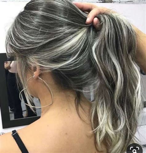 Hottest Ash Gray Human Hair Ponytail Hairpiece Salt And Pepper Natural