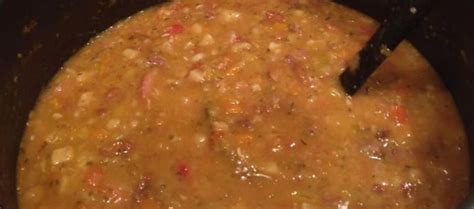 Bruine Bonen soep uit de slowcooker