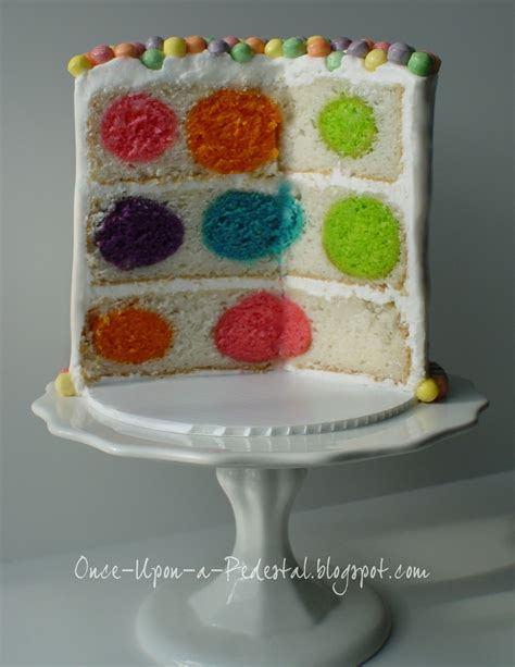 How To Make A Polka Dot Surprise Inside Cake CakeCentral Com