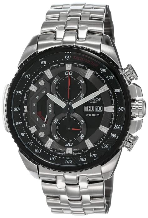 buy casio edifice tachymeter chronograph black dial men s watch ef 558d 1avdf ed436 online